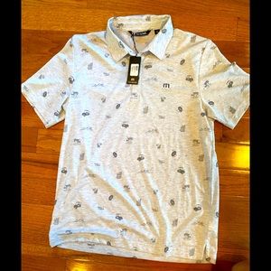 Mens Travis Mathew golf shirt, new with tags size LG